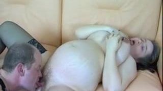 Hairy german pregnant fucked and fisted