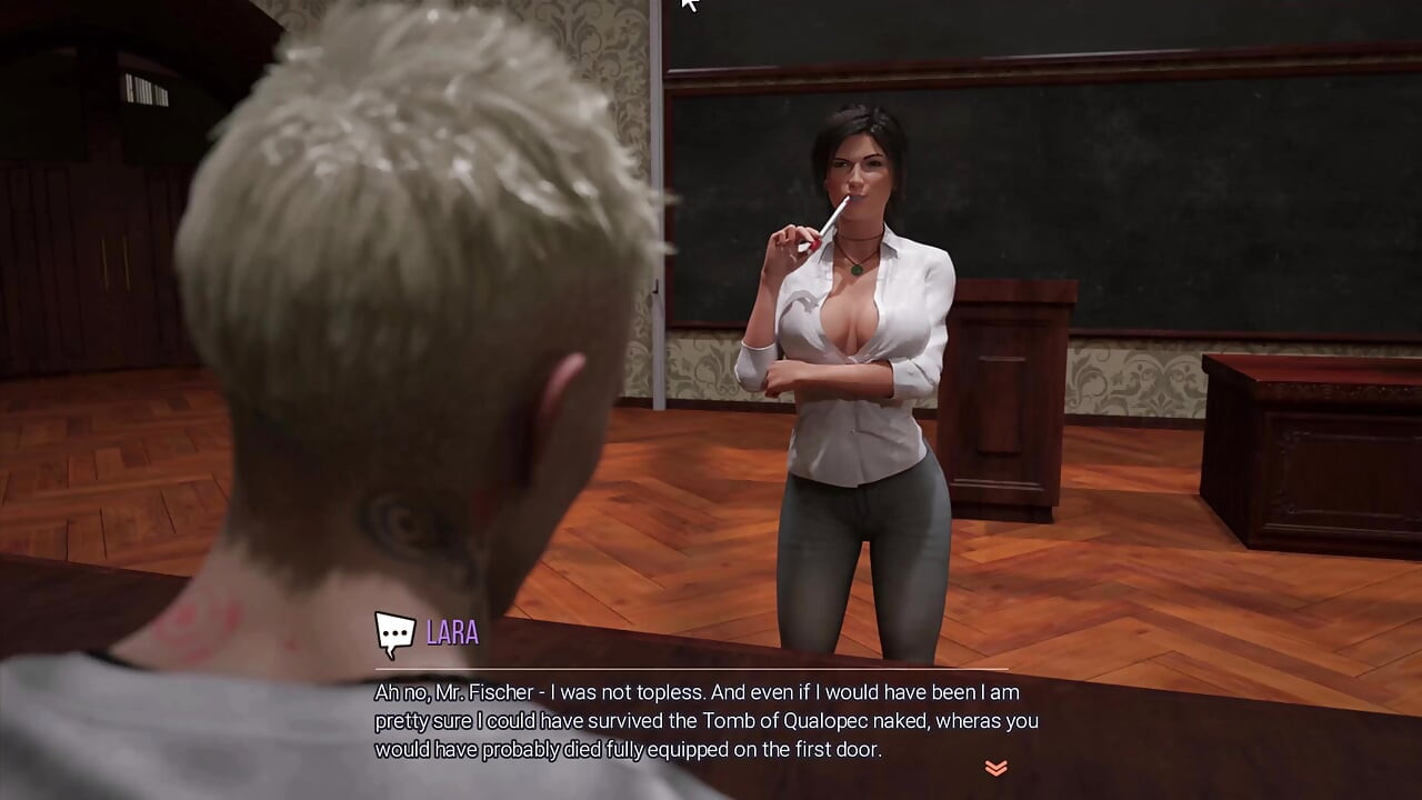 Croft Adventures 3 Lara Loves BDSM and Big Black Cocks and to Tease Other