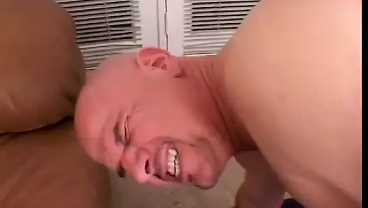 Lusty Brandi deep throats a big white cock