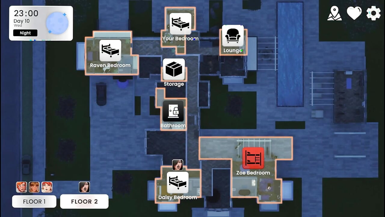 Todas as cenas de Mansion Days: uma compilação das melhores cenas da nova atualização v.0.0.8.