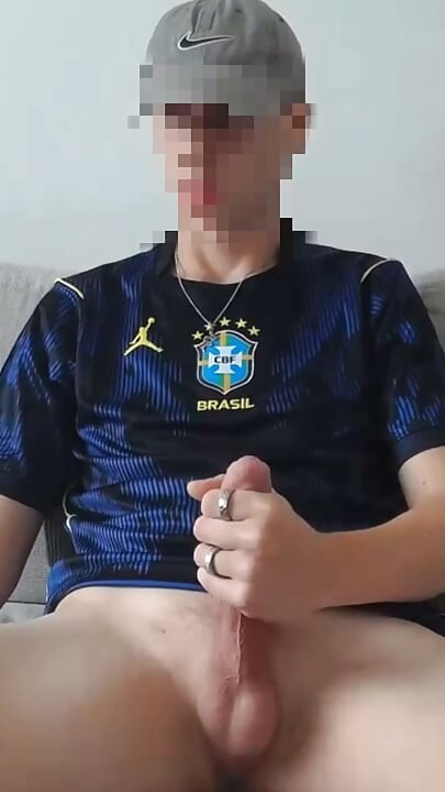 Horny Bro Caught Jerking After Soccer Practice