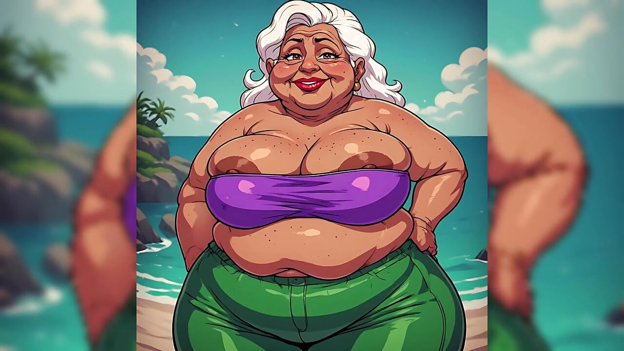 Thick BBW Indian Women at Beach Ai