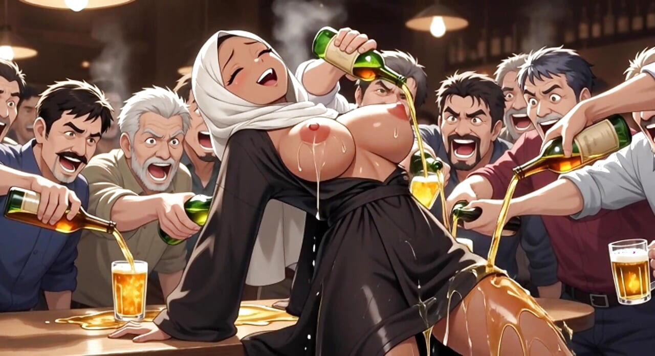 Muslim Babes Twerking Comp: Beer-Soaked Sluts Grouped in Indian Bars
