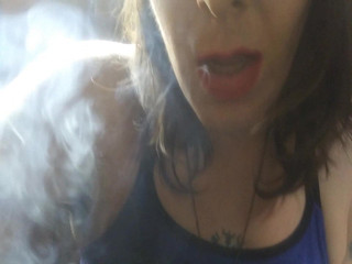 CD Sissy Nikki Lace smoking fetish