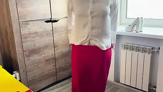 Sekreterle tuvalette yattım