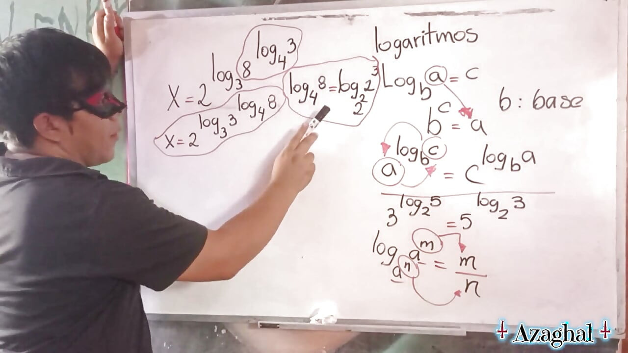 94 Asian Stepdaughter Learns Math