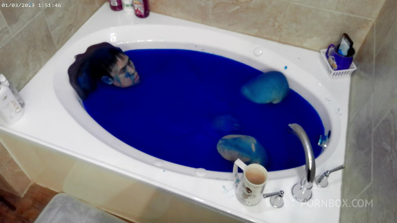 Mandi pancutan mani biru muktamad