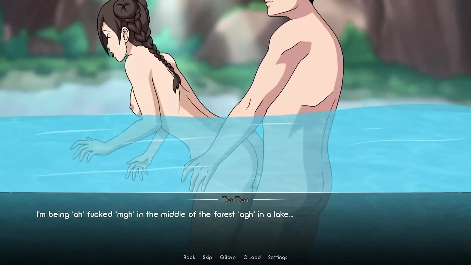 Naruto Hentai - Naruto Trainer v0.17.2 Part 80 Fucking Ten Ten by the Lake by Loveskysan69