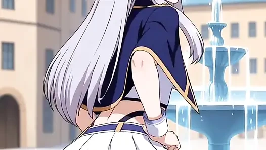Gadis anime dan game menari