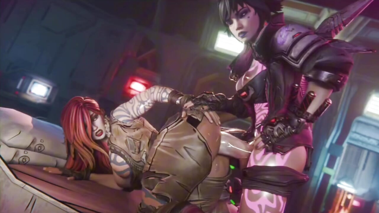 Lovely Two Animation Girls Brutal Sex
