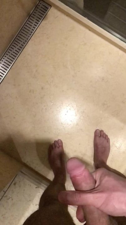 Masturbation in the shower