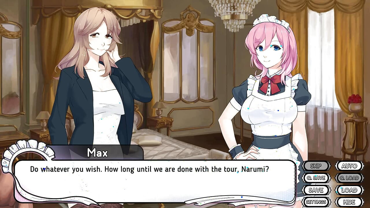 Maid Mansion: kuksuger hushjelp, cumshot i munnen, Hentai ep.2