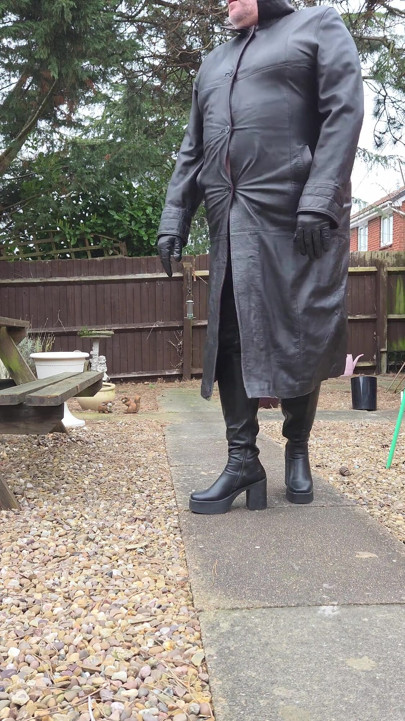 Leather Trench Coat