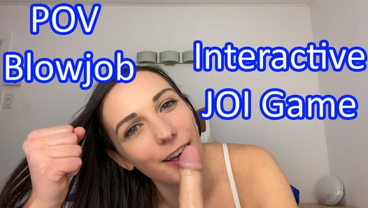 Play for a Blowjob from Clara Dee in Lingerie - JOI Games