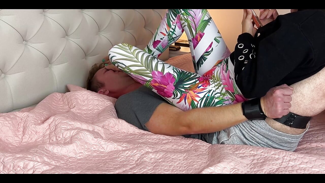 Foot Slave Captured Under Asian's Feet