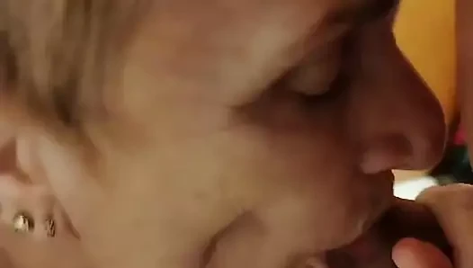 Lory gives 2 amazing blowjobs