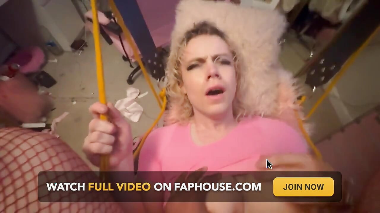 Kalitgirl Used by BBC on a Sex Swing Cumshot Facial