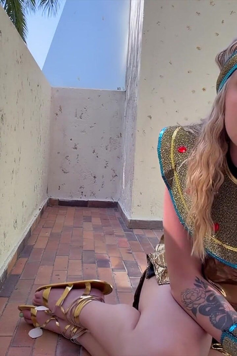 Fantasi femdom Mesir kuno Juliana marie - komando ilahi 4k pov!