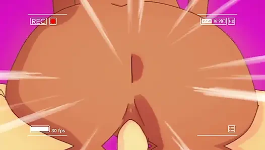 Hentai-animationen entfesseln heißer interracial nervenkitzel