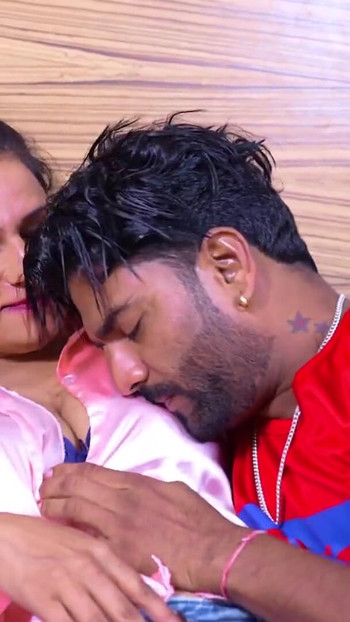 Captivating moment from "Beautiful Indian girlfriend convinced boyfriend to have sex with her"