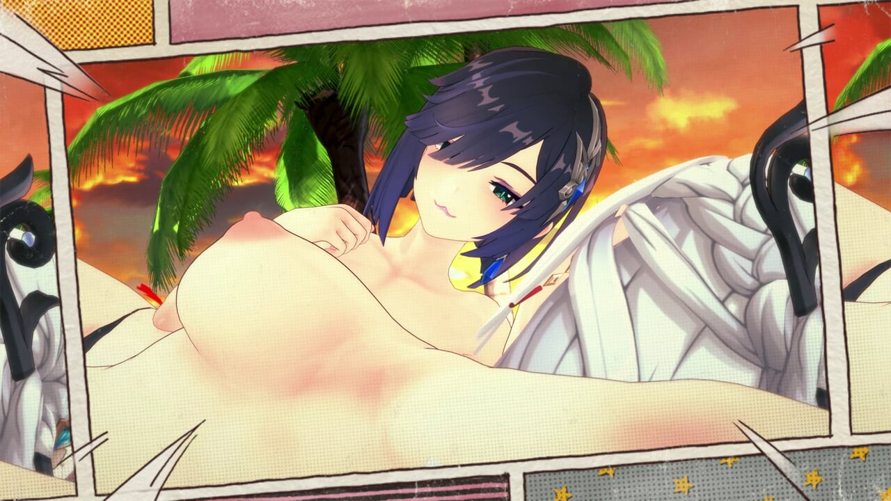 Yelan x Shenhe beach time ! (genshin impact)