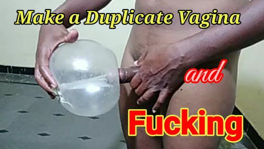 Eigengemaakte dubbele vagina en neuken in het Hindi