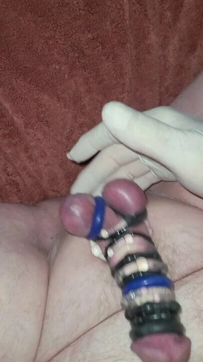 Small Cock and Nutsack whack attack! Fun squirt
