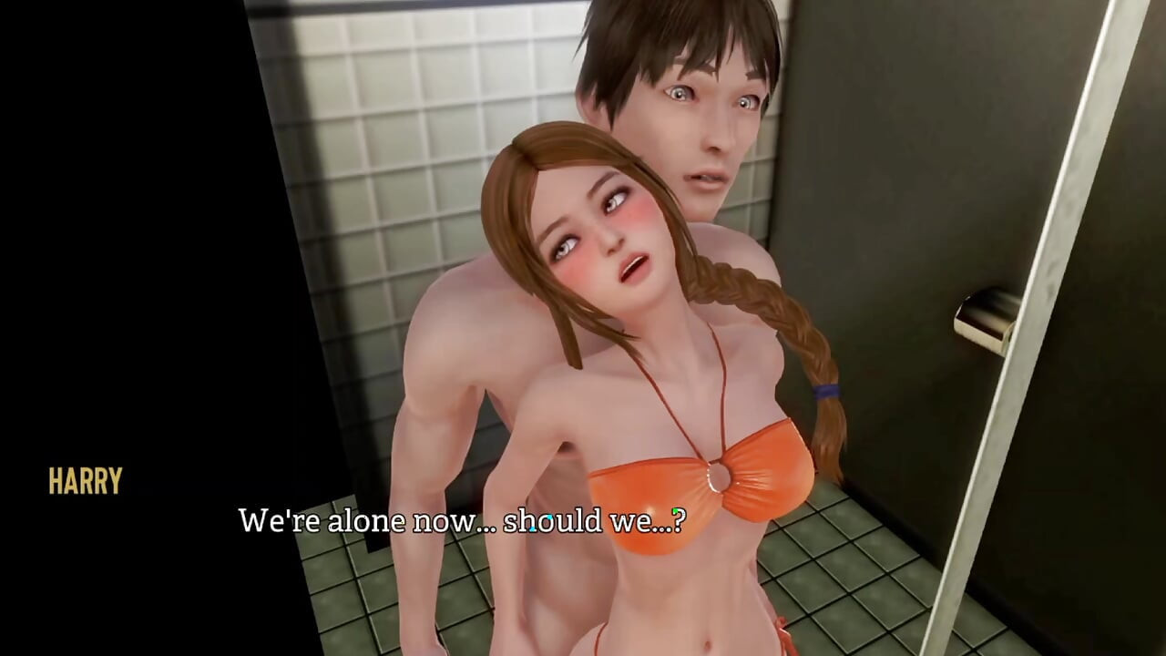 Herry and Judie Rubbing Dick and Pussy in a Public Bathroom ONCE IN A LIFETIME