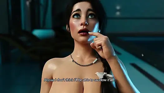 Seductive Swimmer Sucking Cock in the Swimming Pool