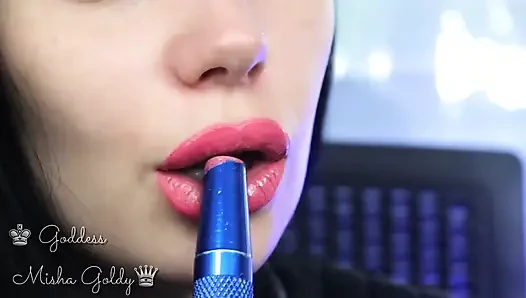 Crot di dalam rayuan merah mudaku yang besar dan asap hookah besar!