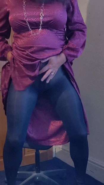 Memorable moment from "Cum in Tights"