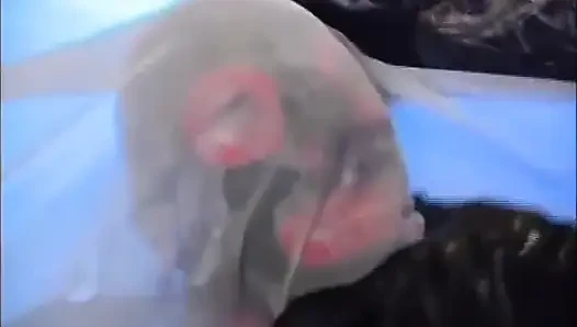 Sexy latex chick anally fucked from her horny dude