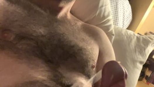 Horny Bearded Dude Cumming