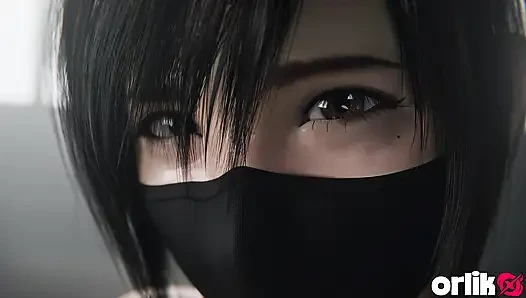 Yuffie Final Fantasy 7 - Wet Sloppy Blowjob Service [only Mask Version 4K]
