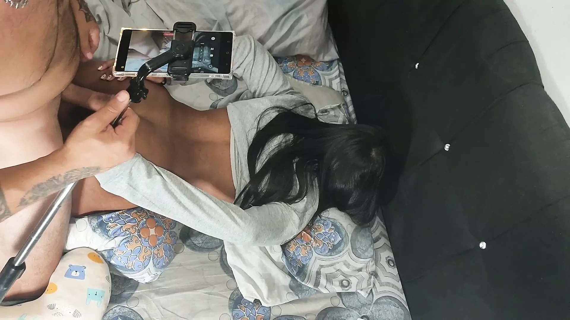 Submissive teen lets him fuck her hard in the ass