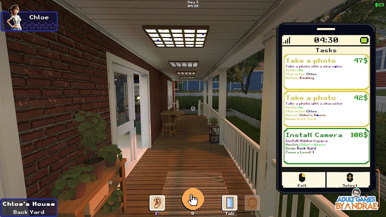 Ep2: Chloe Doing Jumping Jacks - My Sexy Neighbour 2 (gameplay)