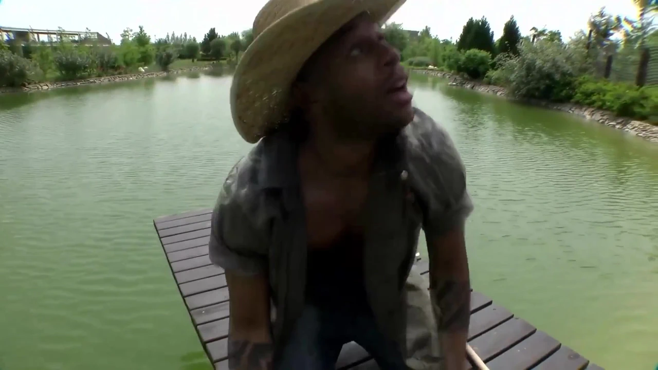 Wild Outdoor Threesome Fuck by the Lake