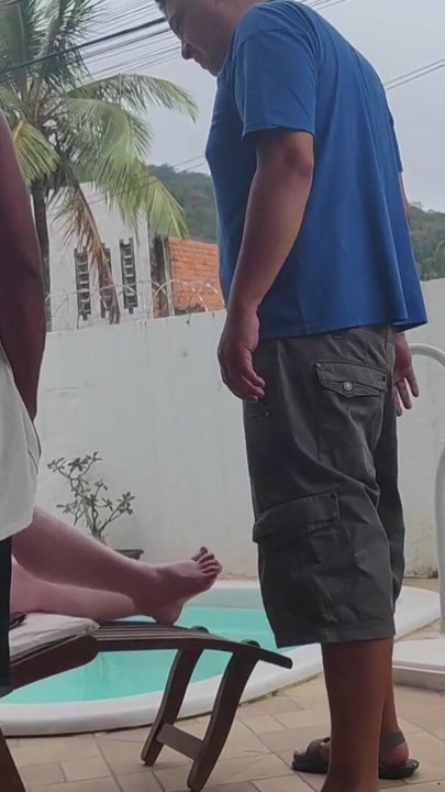 I had a lot of desire to know what a dp was like, I took advantage of my two employees to fulfill my wish | Clip 1
