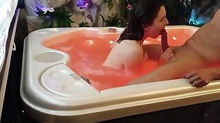Cheating on My Girlfriend with Naughty Aleya Sun in a Hot Tub