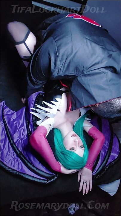 Aerith x Morrigan Darkstaklers Cosplay. Angle #2