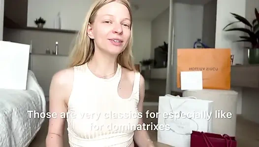 Findom Luxury Shopping Haul 12k $ Heavy Drain