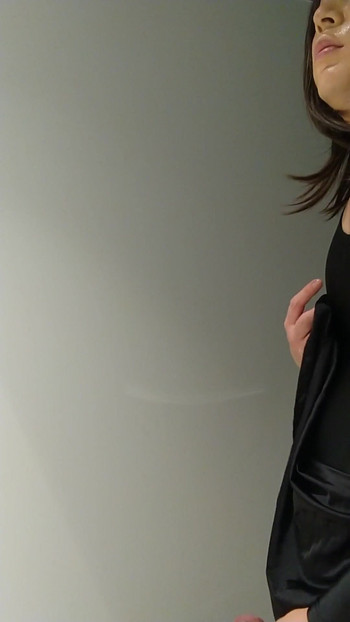 Captivating moment from "A Japan cross-dressing boy masturbated wearing a leotard."