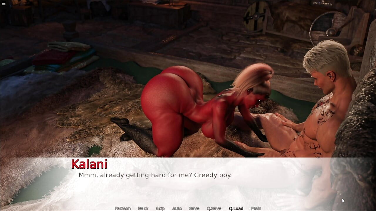 BBW Red Skin Evil Girl Riding Monster Cock And Giving Deepthroat Blowjob
