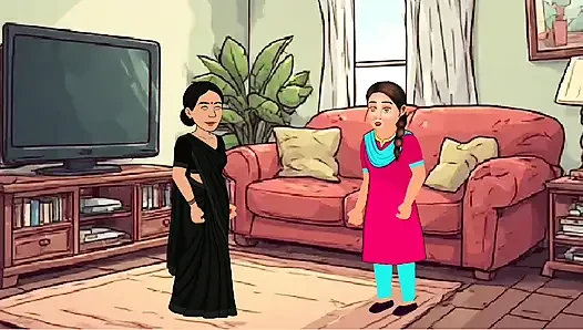 Cheating housewife with her bestfriend and her husband