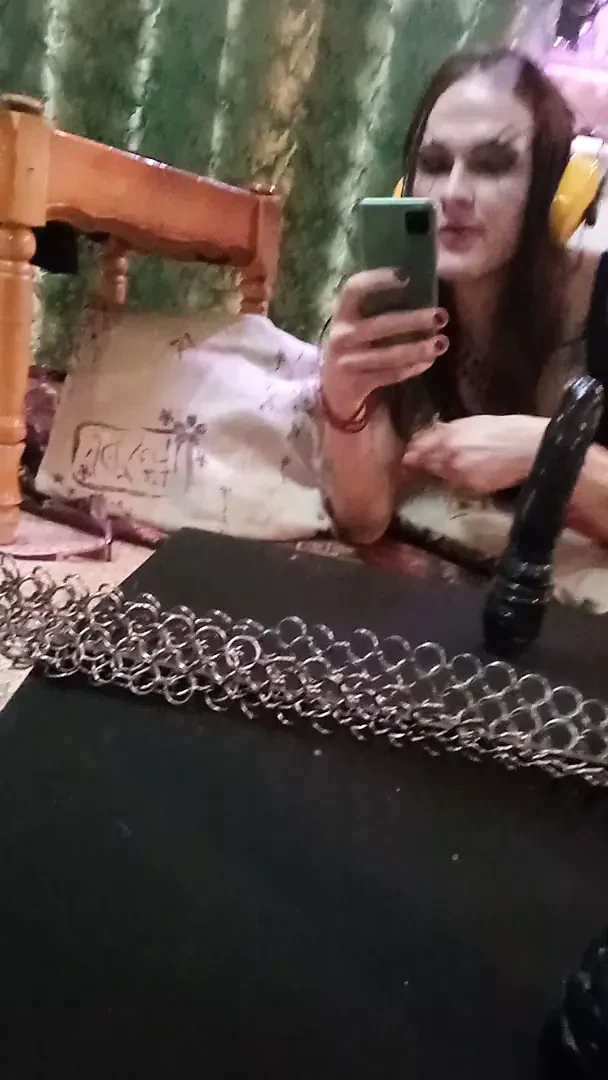 My black dildo toy