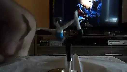 Wii-fit eğitmen heykelcik cumshot