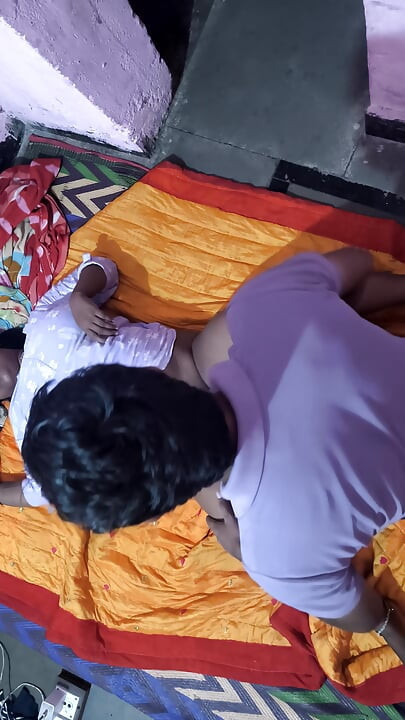 Indian Desi stepmom Lakshmi Babi gets by her stepson after a massage