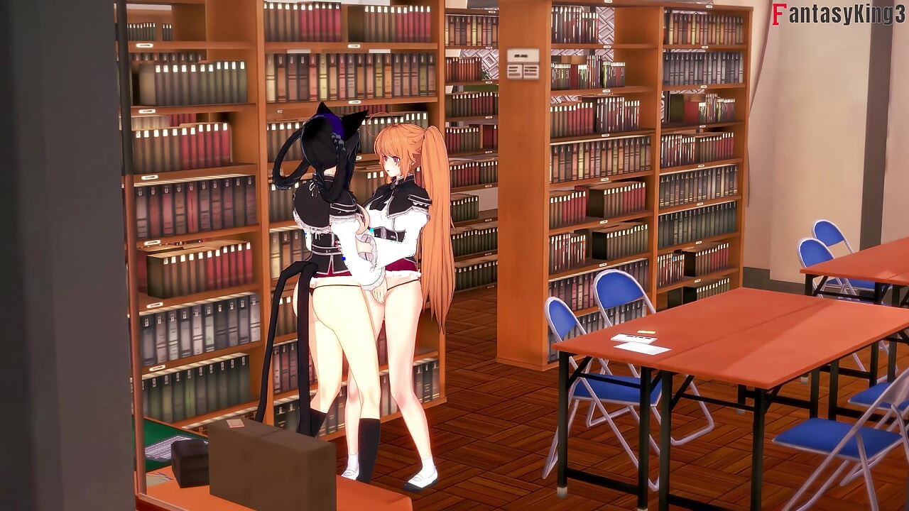 oglądanie seksu lesbijek Kuroka i Irina - dxd ntr madness series