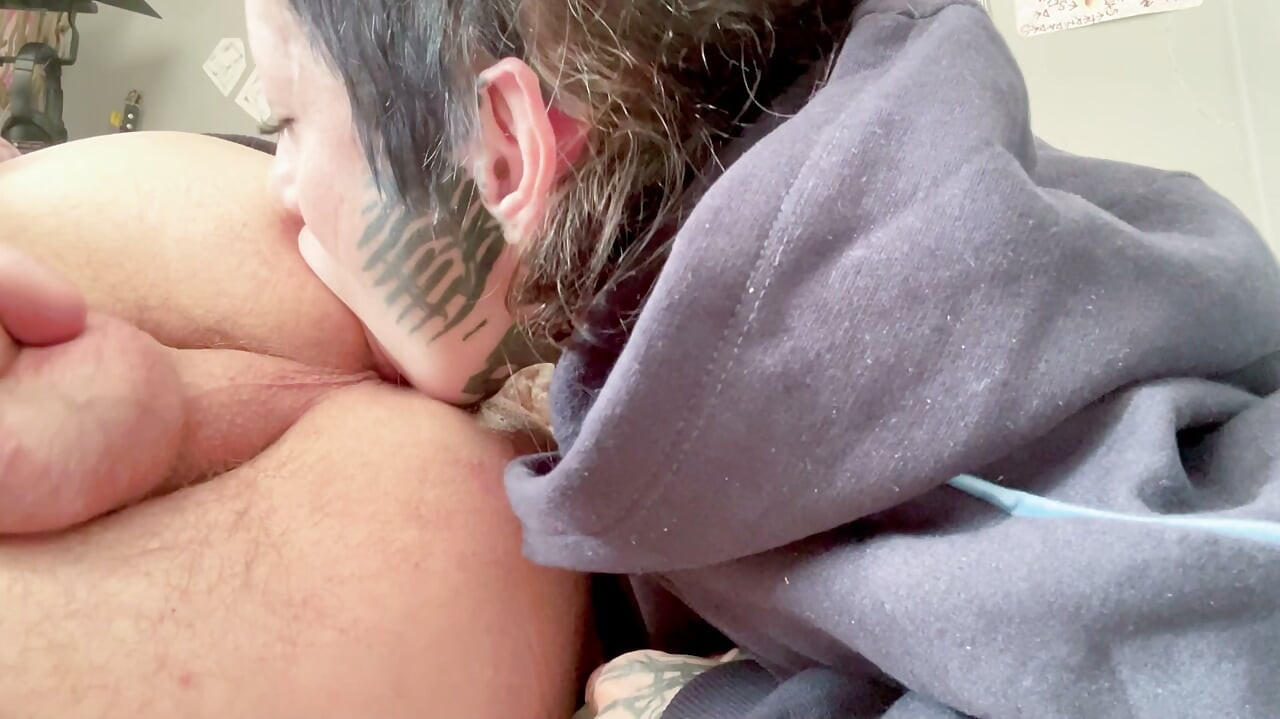 Born To Rimjob! Deep Ass Eating & Cock Sucking For My Master