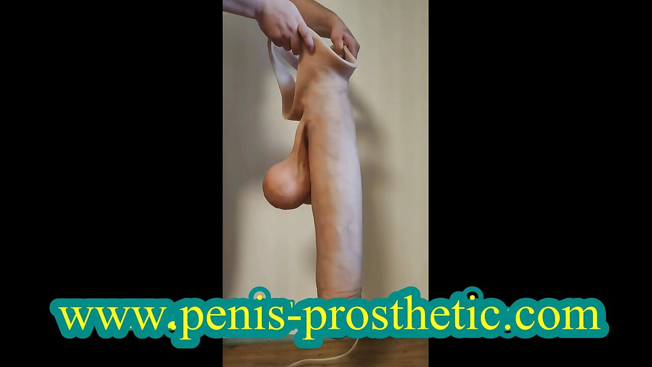 gigantic penis with big testicles - penis prosthetic